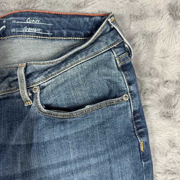 Eddie Bauer Blue Straight Leg Jeans Classic Denim - Picture 8 of 13